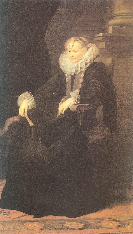 Dyck, Anthony van The Genoese Senator's Wife oil painting image